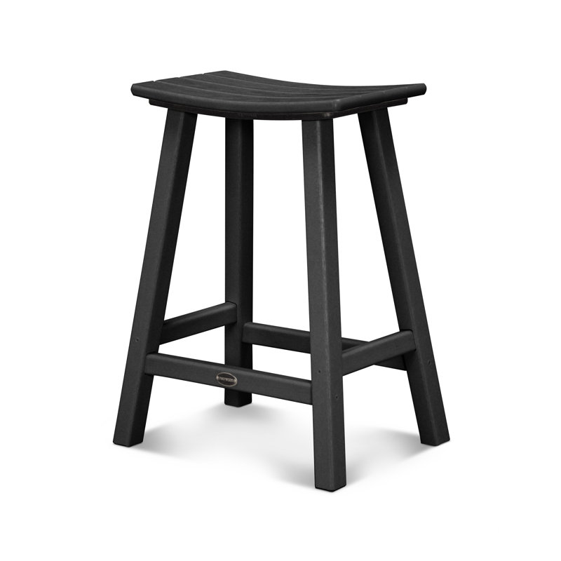 POLYWOOD® Traditional Garden Patio Bar Stool & Reviews Wayfair